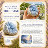 Celestite Geode Cluster 👉 75% de desconto na promoção de apenas 1 dia