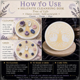 Selenite L'Albero Della Vita Disco Purificante