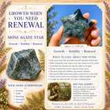 Moss Agate Star