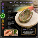 Don't Worry Stones Chakra-Set + Samtbeutel