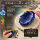 Don't Worry Stones Chakra-Set + Samtbeutel