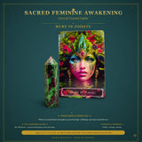 🌙 Σετ Sacred Feminine Awakening Oracle Deck & 13 Crystal Altar Set