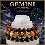 ♊ Gemini - May 21st - June 20th - Zodiac  Astrology Crystal Bracelets Set