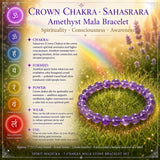 Conjunto de chakra com pulseira Mala Bead de 7 peças (uma pulseira para cada chakra)