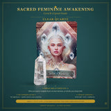 🌙 Σετ Sacred Feminine Awakening Oracle Deck & 13 Crystal Altar Set