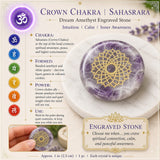 SALE TODAY - 7-Chakra Engraved Crystal Stone Set