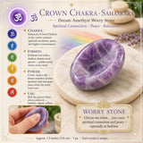 Don't Worry Stones Chakra-Set + Samtbeutel