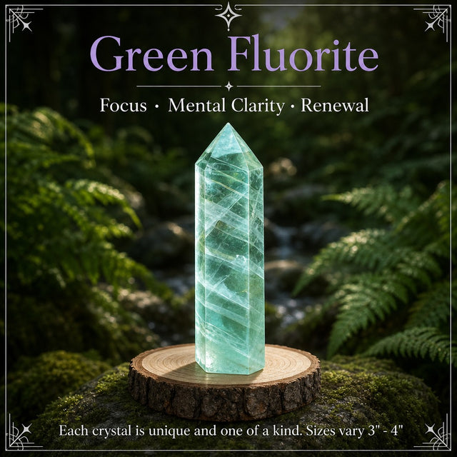 GREEN FLUORITE · point
