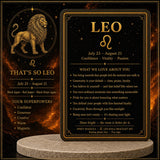 ♌ Leo - July 23rd - August 21st - Zodiac Astrology Crystal Bracelets Set