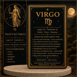 ♍ Virgo - August 23rd - September 22nd - Zodiac Astrology Crystal Bracelets Set