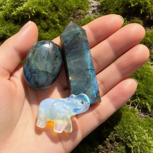 Labradorite and Opalite Tranformation Set