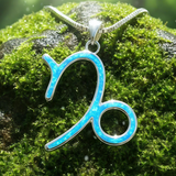 ♑ Capricorn Opal Zodiac Necklace - December 22 to January 19