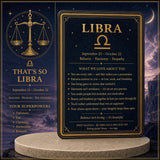 ♎ Libra - September 23rd to October 22nd - Zodiac Astrology Crystal Bracelets Set