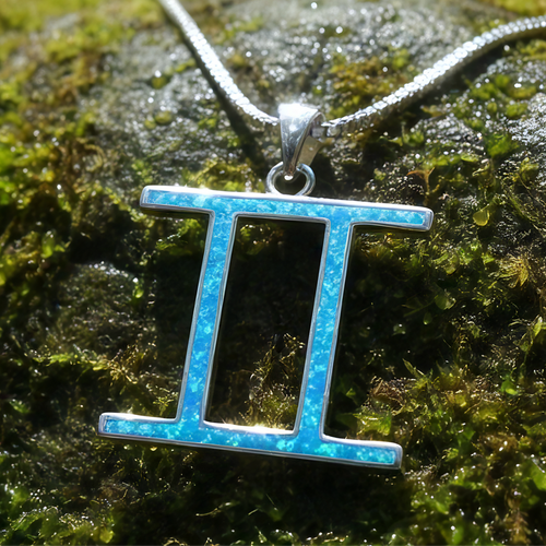 ♊ Gemini Opal Zodiac Pendant – May 21 to June 20