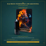 🌙 Σετ Sacred Feminine Awakening Oracle Deck & 13 Crystal Altar Set