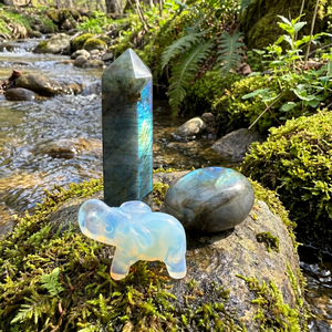 Labradorite and Opalite Tranformation Set