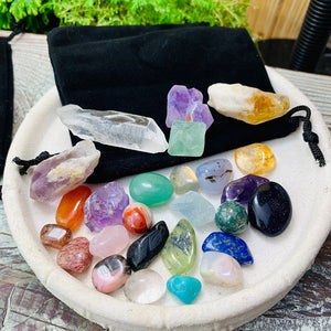 26-Piece Mini Gemstone Pocket Set