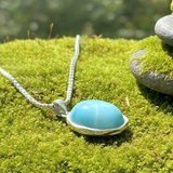 Z ARRON DESIGN Serenity Moonstone koperdraad hanger ketting