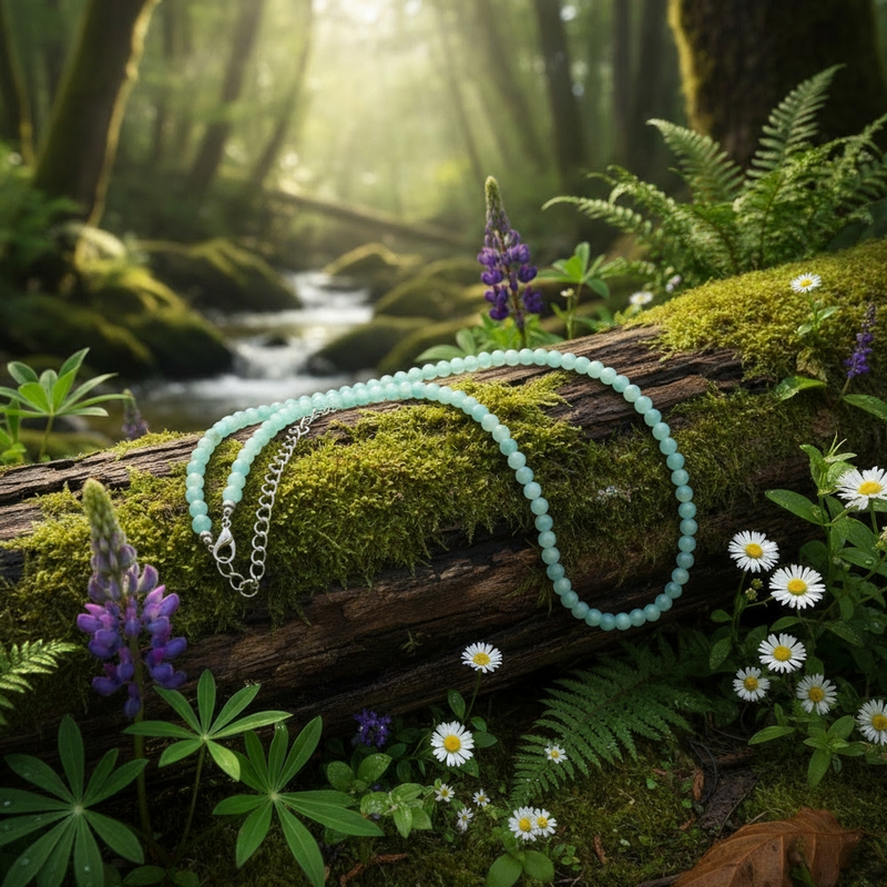 Caribbean Jasper - 6th Chakra Stone Necklace