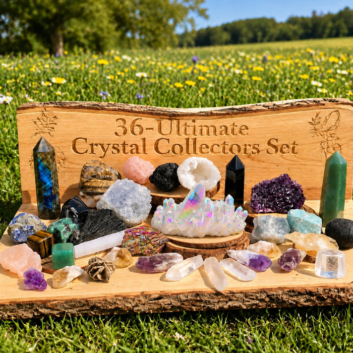 36-Piece Ultimate Crystal Collectors Kit