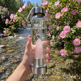 Kristalna steklenica za vodo + torbica 💧