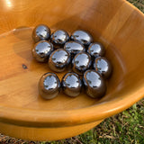 Ellipse roulée en hématite