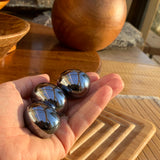 Ellipse roulée en hématite