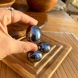 Ellipse roulée en hématite