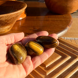 Ellipse roulée en oeil de tigre