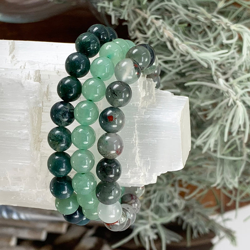 ♋ Cancer - 21 juin - 22 juillet - Ensemble de bracelets en cristal d'astrologie du zodiaque