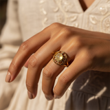 Z ARRON DESIGN Serenity Moonstone koperdraad hanger ketting