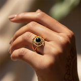 Z ARRON DESIGN Serenity Moonstone koperdraad hanger ketting