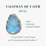 ♎ Libra Opal Zodiac Necklace – September 23 to October 22