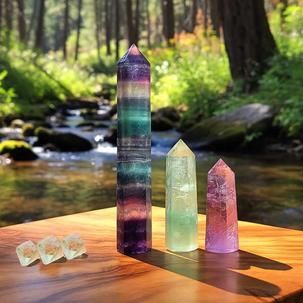 3-delige Trinity kristallen set