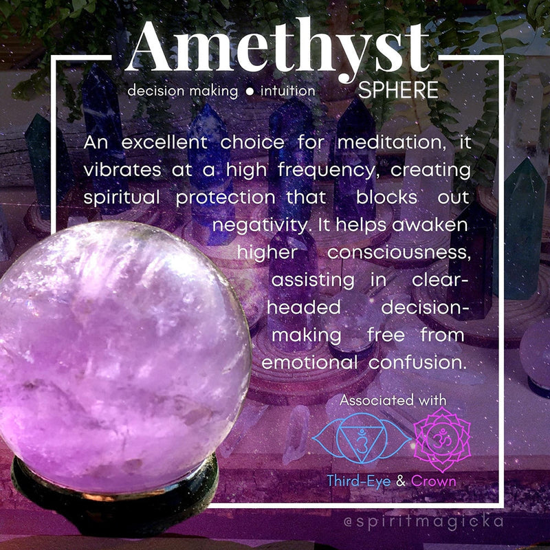 Amethyst Mini-Sphere - sphere