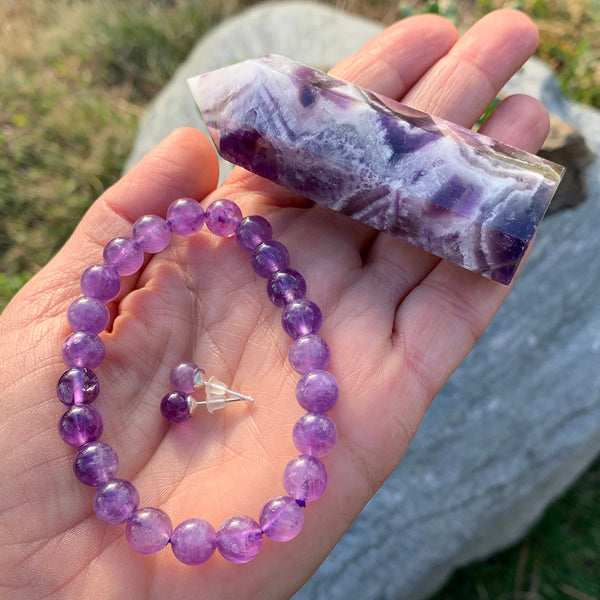 Pulseira Mala Labradorita Com Bolsa De Veludo