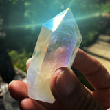 Angel Aura Quartz Wand - wand