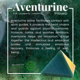 Aventurine Pyramid - Medium - pyramids