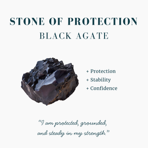 11- Piece Obsidian & Amethyst Sovereignty Power Set