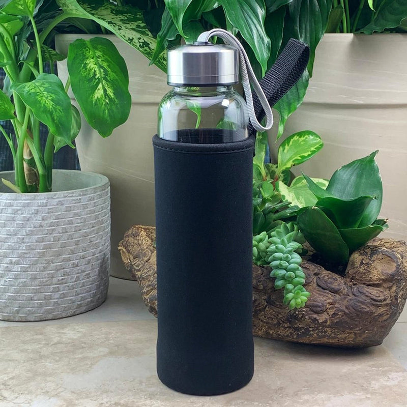 WWW - PRICING - Blue Sandstone Gemstones Pod Crystal Water Bottle - water