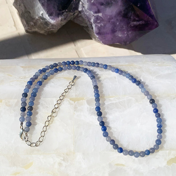 Blue Aventurine - 5th Chakra Stone Necklace