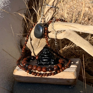 Spirt of Grounding – Crystal Totem Set - Red Obsidian