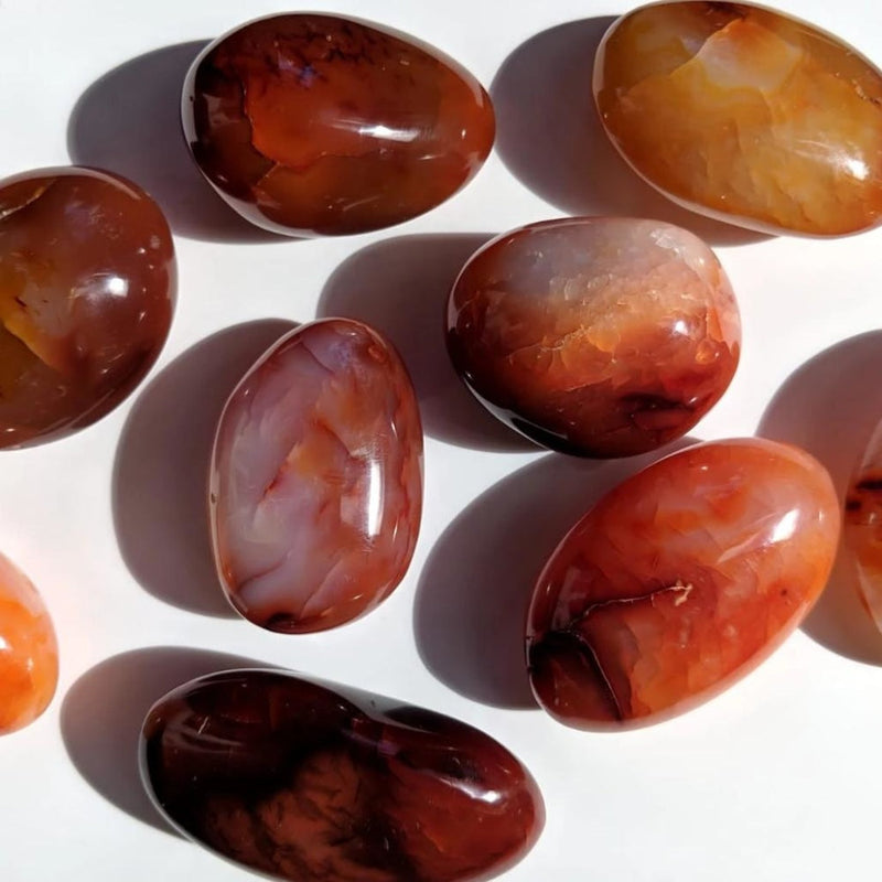 Red Agate Palmstone - palmstone