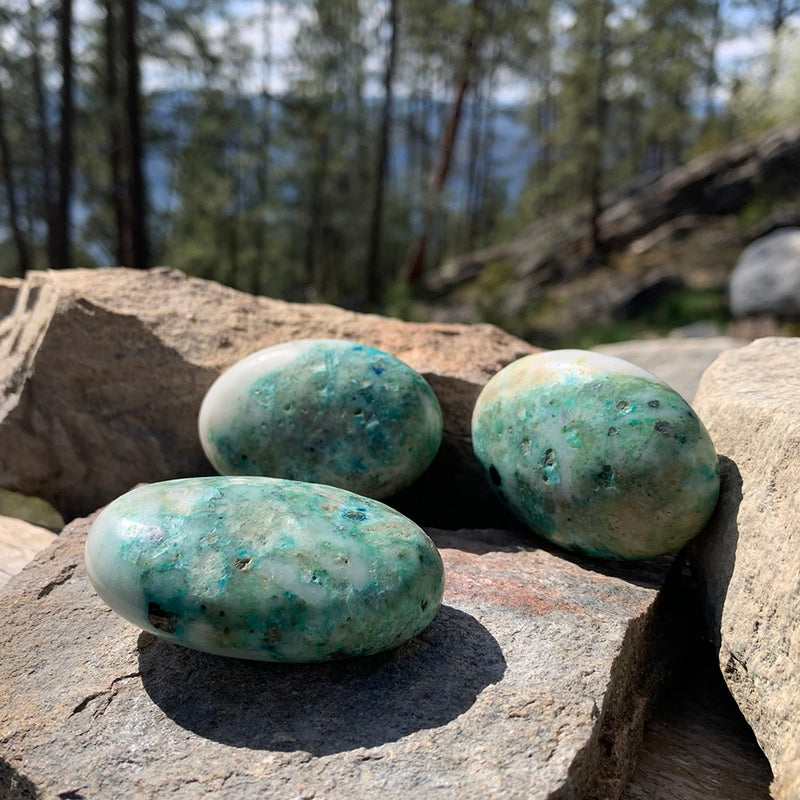 Piedra de palma crisocola