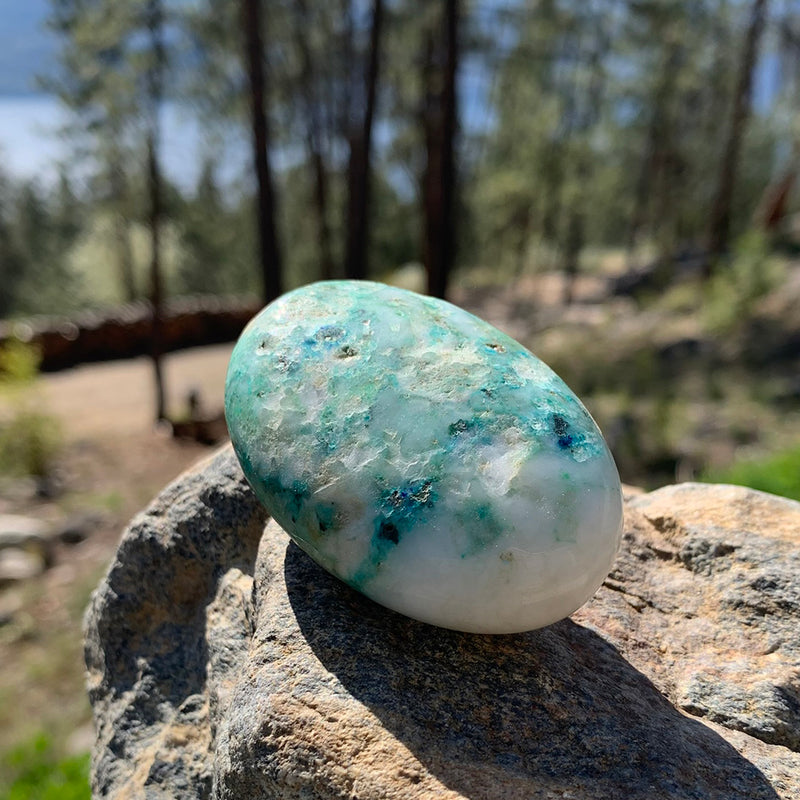 Piedra de palma crisocola