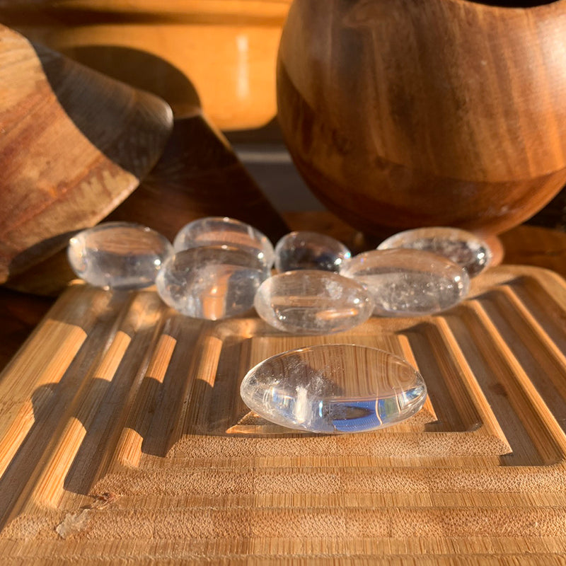 Clear Quartz Tumbled Ellipse