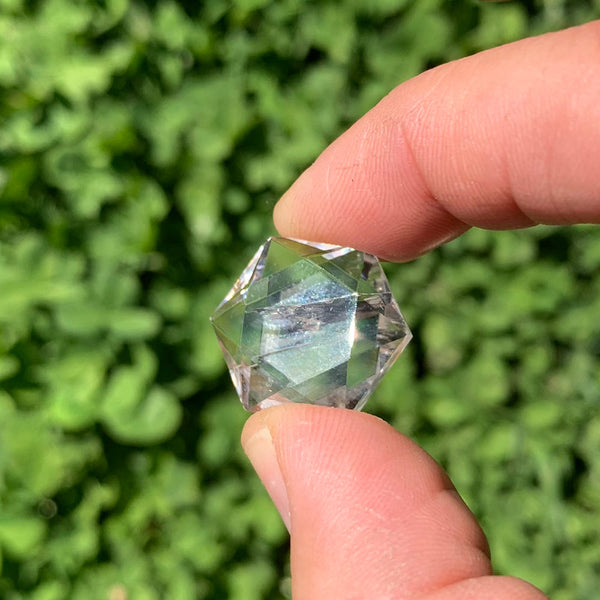 FREE GIVEAWAY! Clear Quartz Sacred Geometry Faceted Crystal