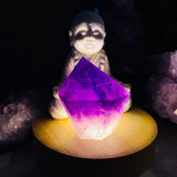 Crystal Mood Light (Amethyst Diamond Tip Chunk Mini-Generator)) - wand