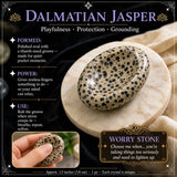Dalmatisk Jaspis Worry Stone