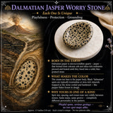 Dalmatisk Jaspis Worry Stone